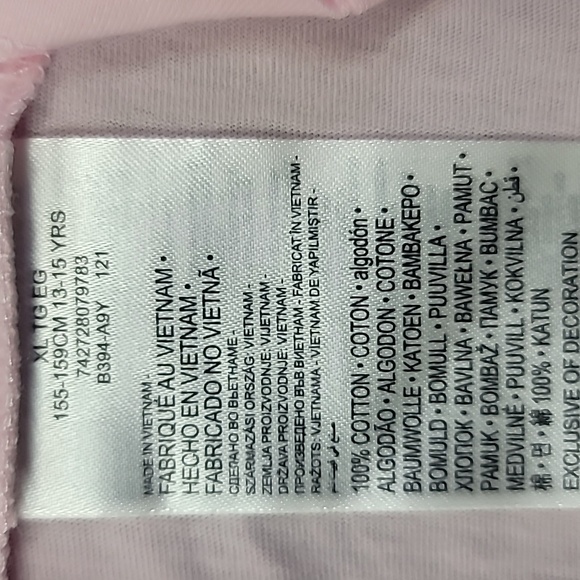 Converse Girls' Aluminum Heart T-Shirt (Big Kids) Size XL - Picture 5 of 14